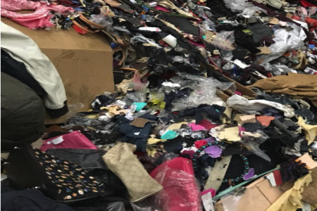 不合格服裝銷毀